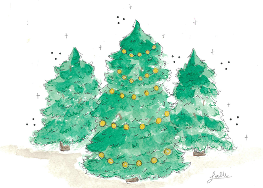 Woodland Christmas Trees